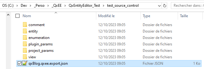 Source Control output directory